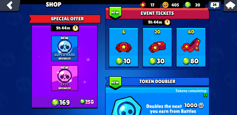 The in-game store